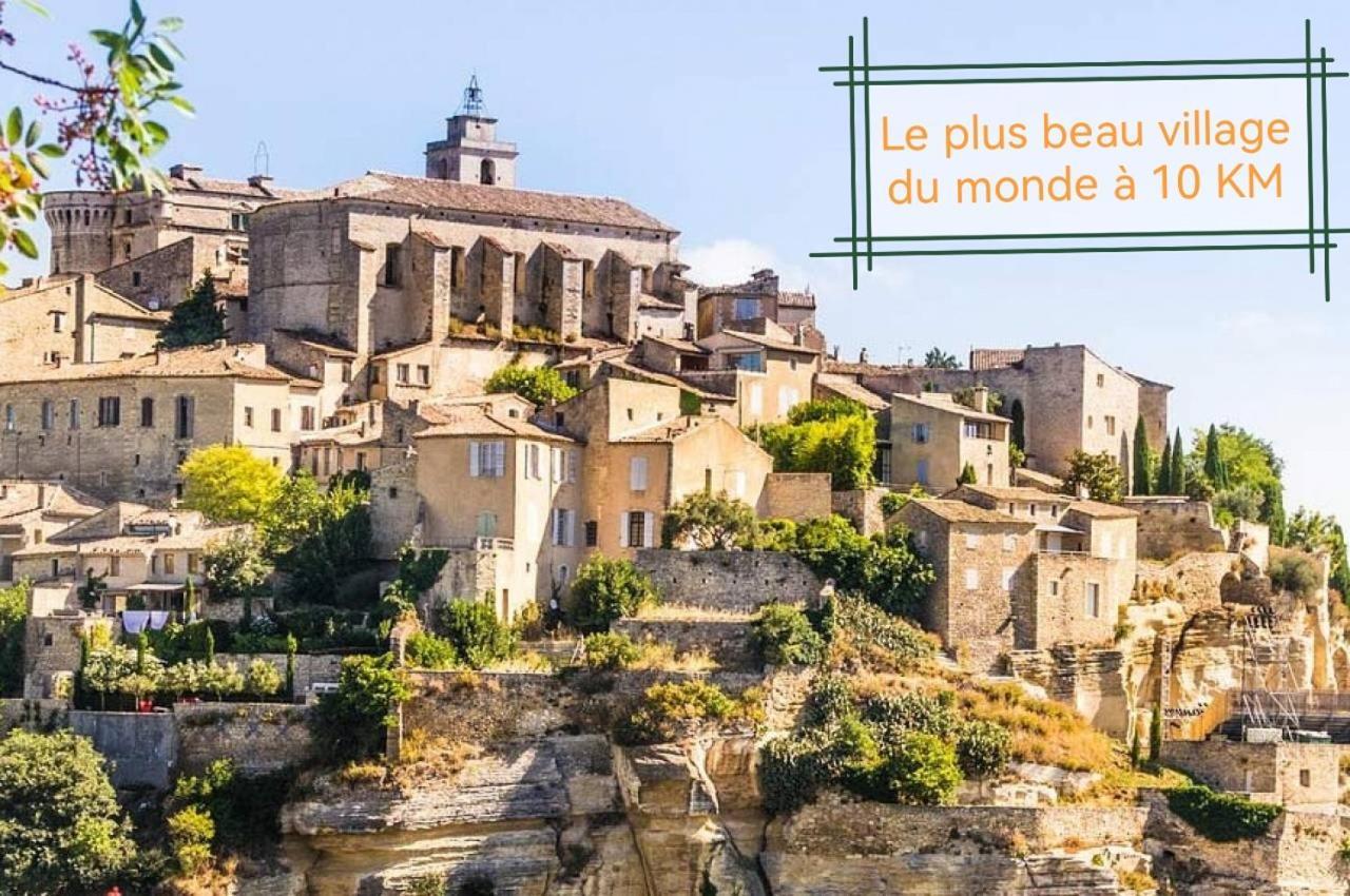 La Fee Viviane Et Michel L'Enchanteur Robion en Luberon Kültér fotó